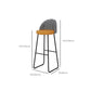 Rectangle Pub Dining Set 1/2/3/5/7 Pieces Solid Wood Counter Table with Upholstered Stools Clearhalo 'Bar Furniture' 'furn' 'furn_home_bar_bar_sets' 'Furniture' 'Home Bars & Bar Sets' 'home_bar_bar_sets' 'Kitchen & Dining Furniture' 1200x1200_e0c9c05b-6787-4183-8de7-4cd07cd4c925