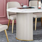 Oval Sintered Stone Dining Table Traditional Luxury Double Pedestal Table Clearhalo 'Dining Tables & Seating' 'Dining Tables' 'dining_table' 'furn' 'furn_dining_table' 'Furniture' 'furniture_dining_table' 'Kitchen & Dining Furniture' 'kitchen' 'kitchen_dining_table' 1200x1200_e0ccd201-6fc8-4e00-8719-fc1179a2c7ee