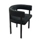Modern Style Dining Armchairs Upholstered Arm Chairs with Black Metal Legs Clearhalo ' kitchen&dining_furn' 'Dining Chairs' 'Dining Tables & Seating' 'dining_chair' 'furn' 'furn_dining_chair' 'Furniture' 'furniture_dining_chair' 'Kitchen & Dining Furniture' 'kitchen' 1200x1200_e0ceff27-e022-48fb-9823-169aaf9574bb
