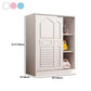 Modern Style Wardrobe Wood 2-Door Wardrobe Closet for Bedroom