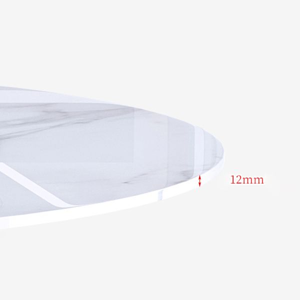 Round Sintered Stone Dining Table Modern Turntable Furniture with Solid Wood Pedestal Base Clearhalo 'Dining Tables & Seating' 'Dining Tables' 'dining_table' 'furn' 'furn_dining_table' 'Furniture' 'Kitchen & Dining Furniture' 1200x1200_e0cf98a9-0ad8-4c22-96ed-63c4c080138d