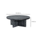 Contemporary Wooden Coffee Table Round Espresso Wood Cocktail Table Clearhalo 'Coffee & Accent Tables' 'Coffee Tables' 'coffee_tables' 'furn' 'furn_coffee_tables' 'Furniture' 'Living Room Furniture' 1200x1200_e0d0a30f-2b1e-4cee-aea2-073a8a7a07ad