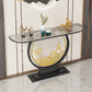 Tavolo console glam in pietra 31,5 "tavolo di accento alto