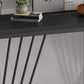 Modern Stone Console Sofa Table Rectangle Iron End Table for Hall Clearhalo 'Console Tables' 'console_tables' 'Entry & Mudroom Furniture' 'furn' 'furn_console_tables' 'Furniture' 1200x1200_e0d92d54-ba69-47b5-b7a5-e3cd7ae698e3