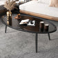 14.9/18.8" H 4-Leg Base Wooden Solid Color Round Coffee Table For Apartment Clearhalo 'Coffee & Accent Tables' 'Coffee Tables' 'coffee_tables' 'furn' 'furn_coffee_tables' 'Furniture' 'Living Room Furniture' 1200x1200_e0dd459e-a6bd-494b-9476-7544344928ba