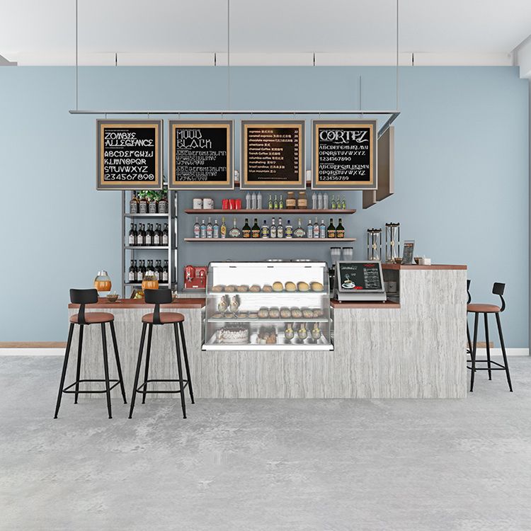Industrial Armless Counter Stool Steel Cafe Bar Stool with Leather Cushion and Pedal Clearhalo 'Bar Furniture' 'Bar Stools' 'bar_stools' 'furn' 'furn_bar_stools' 'Furniture' 'furniture_bar_stools' 'Kitchen & Dining Furniture' 1200x1200_e0ddb354-0b64-45f0-a4ce-7ccd556236c0