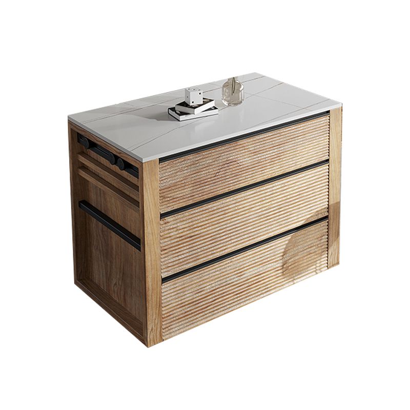 Moderne witte steen rechthoekige keukeneiland tafel met 6 laden