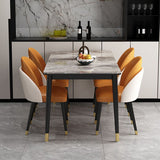 グラムスタイルの長方形のダイニングセット1/2/5/7ピースダイニングエリア用のダイニングセット