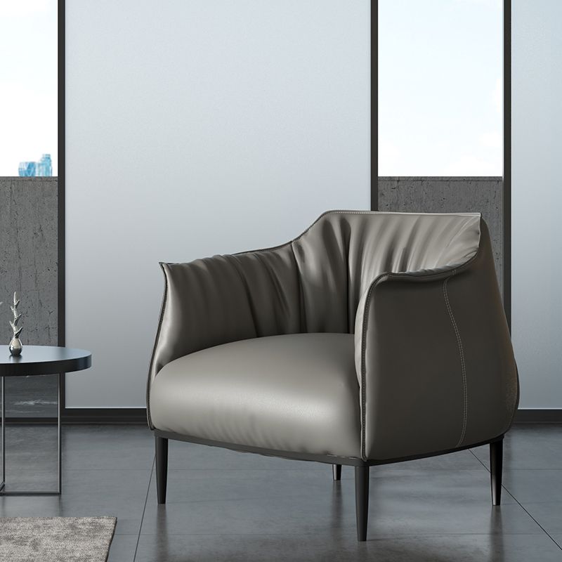 Barrel Chair 31.49" L x 33.46" W x 31.49" H Arms Included Barrel Accent Chair Clearhalo 'Accent Chairs' 'accent_chairs' 'Chairs & Seating' 'furn' 'furn_accent_chairs' 'Furniture' 'Living Room Furniture' 1200x1200_e0e32695-4cf1-486b-b188-b45c494205d7