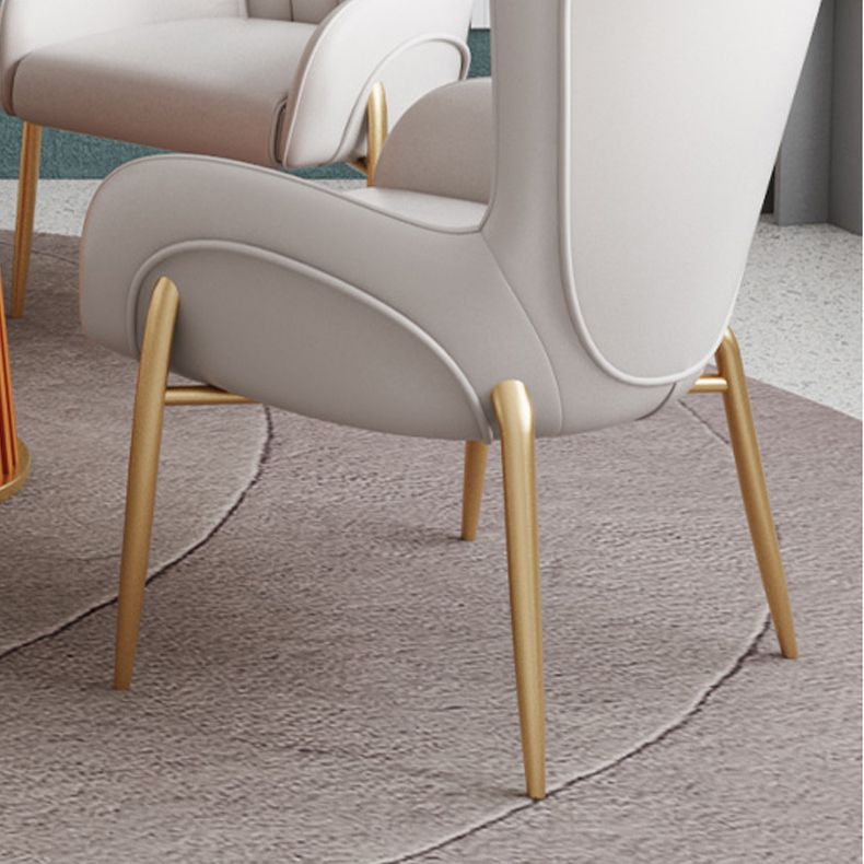 1/5 Pcs Metal Contemporary Dining Room Set with Round Indoor Table Dinette Set Clearhalo 'Dining Room Sets' 'Dining Tables & Seating' 'dining_room_set' 'furn' 'furn_dining_room_set' 'Furniture' 'furniture_dining_room_set' 'Kitchen & Dining Furniture' 'kitchen&dining_furn' 'kitchen' 1200x1200_e0e46cf0-d4ad-4491-8b08-ab125f24b6b8