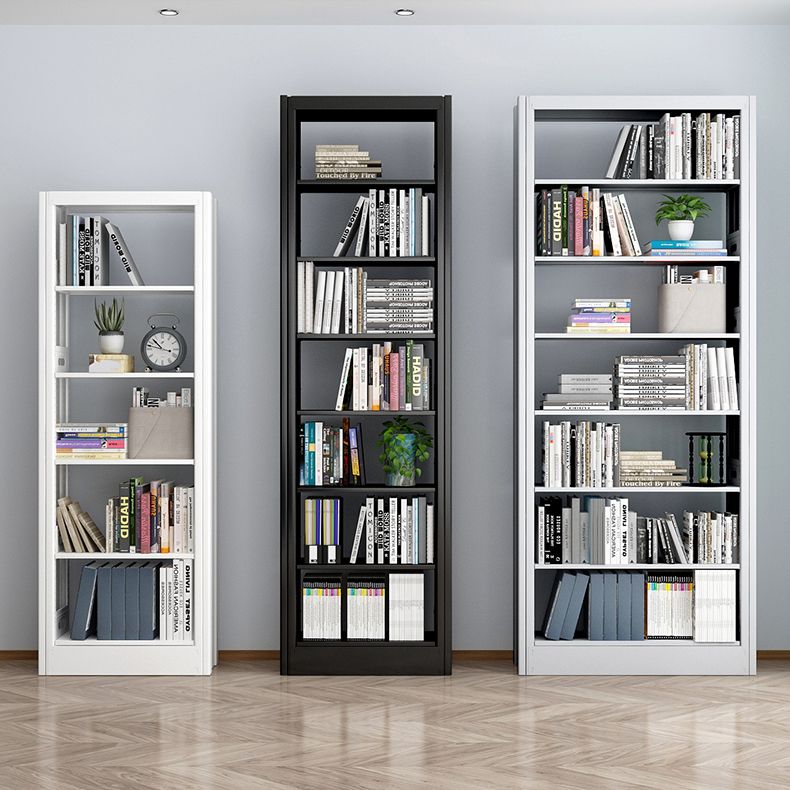 Urban Open Back Shelf Bookcase Standard Steel Bookshelf for Study Room Clearhalo 'Bookcases' 'furn' 'furn_bookcases' 'Furniture' 'Office Furniture' 1200x1200_e0e60c58-8de5-4430-976f-1428da3f11fa