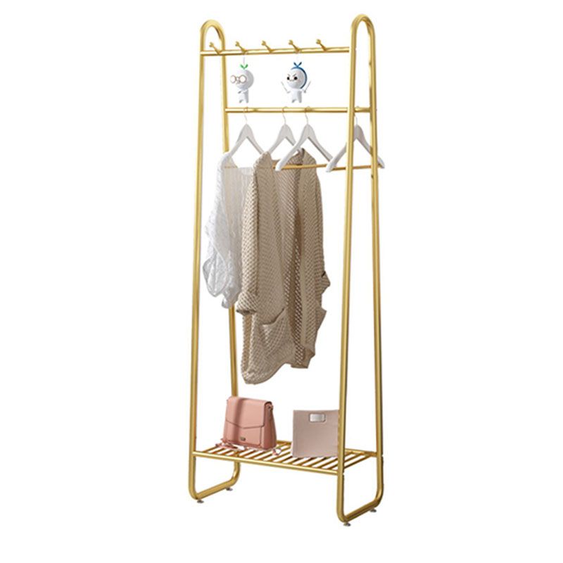 Glam ingresso albero in metallo indipendente 5 o più albero di sala con scaffalature