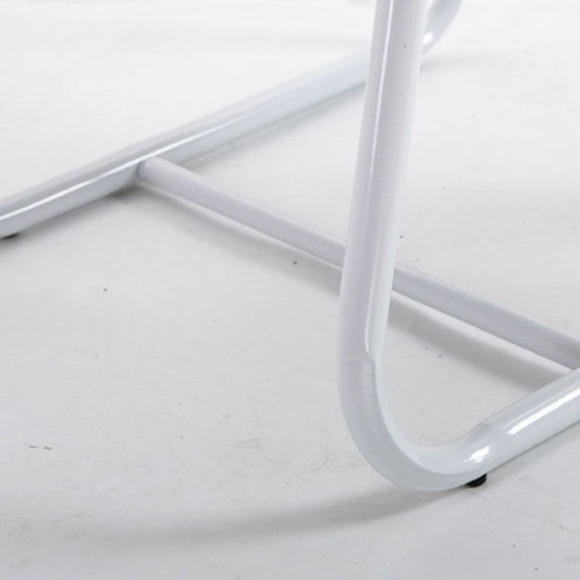 Sedia conferenziata a armi fissa moderna sedia da retro per ufficio