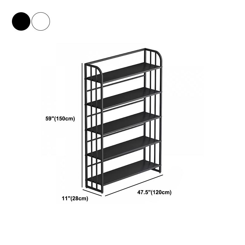 Standard Steel Bookshelf Modern Bookcase Storage and Display Shelves Clearhalo 'Bookcases' 'furn' 'furn_bookcases' 'Furniture' 'Office Furniture' 1200x1200_e0e8d774-2491-4c3e-aa03-66065374fac3