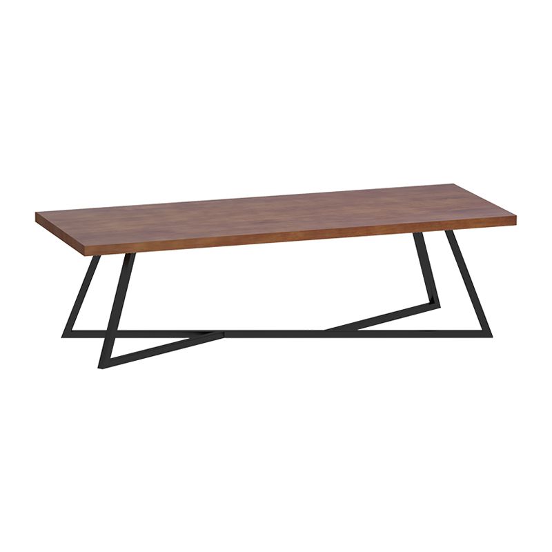 Metal Industrial Rectangle Dining Table Pine Wood Top Table for Kitchen Clearhalo ' dining_table' 'Dining Tables & Seating' 'Dining Tables' 'furn' 'furn_dining_table' 'Furniture' 'furniture_dining_table' 'Kitchen & Dining Furniture' 'kitchen&dining_furn' 'kitchen' 'kitchen_dining_table' 1200x1200_e0eae76c-ba20-4b91-938c-646e43be39d2