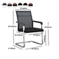 Modern Style Microfiber Office Chair Chrome Metal Base Desk Chair Clearhalo 'furn' 'furn_office_chair' 'Furniture' 'Office Chairs' 'Office Furniture' 'office_chair' 1200x1200_e0ebea17-ca77-4e97-99ce-c22d35984418