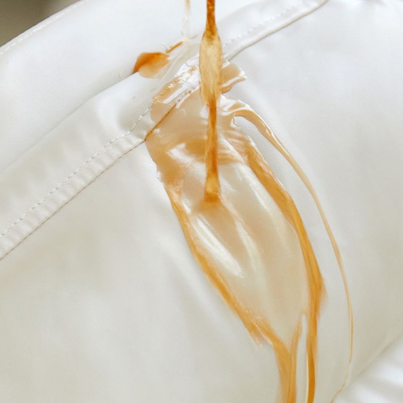 Modern Padded Arms Office Chair Leather Tilt Mechanism No Distressing Ergonomic Desk Chair