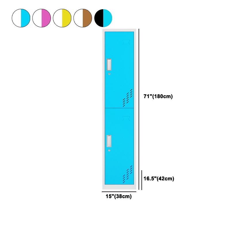 Contemporary Steel Wardrobe Armoire Hinged Wardrobe Cabinet for Home
