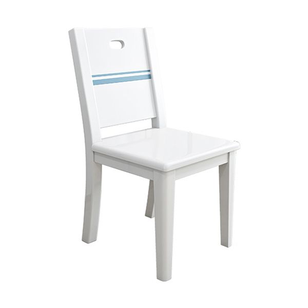 1/5/7 pezzi tavolo da pranzo e sedia set con legno massiccio e in bianco