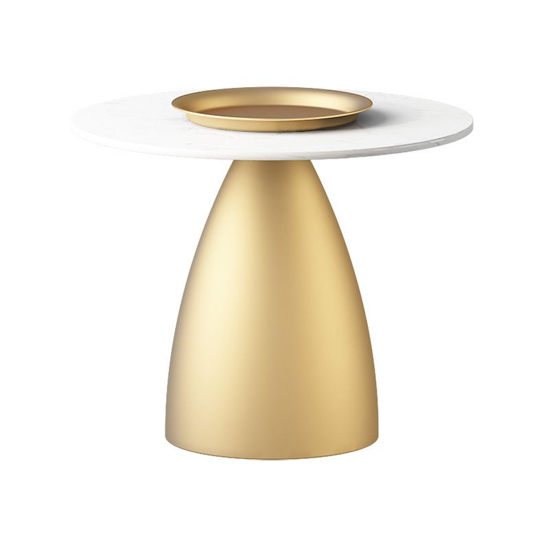 Modern Style Round Metal Table Metal Pedestal Base Coffee Table Clearhalo 'Coffee & Accent Tables' 'Coffee Tables' 'coffee_tables' 'furn' 'furn_coffee_tables' 'Furniture' 'Living Room Furniture' 1200x1200_e0f49173-c349-4209-823e-1e99ccb740b3