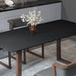 Modern Stone Rectangle Dining Table Solid Wood Base for Dining Room Clearhalo 'Dining Tables & Seating' 'Dining Tables' 'dining_table' 'furn' 'furn_dining_table' 'Furniture' 'Kitchen & Dining Furniture' 1200x1200_e0f92baa-f99b-4a9c-a9a2-1b4d54a79d36