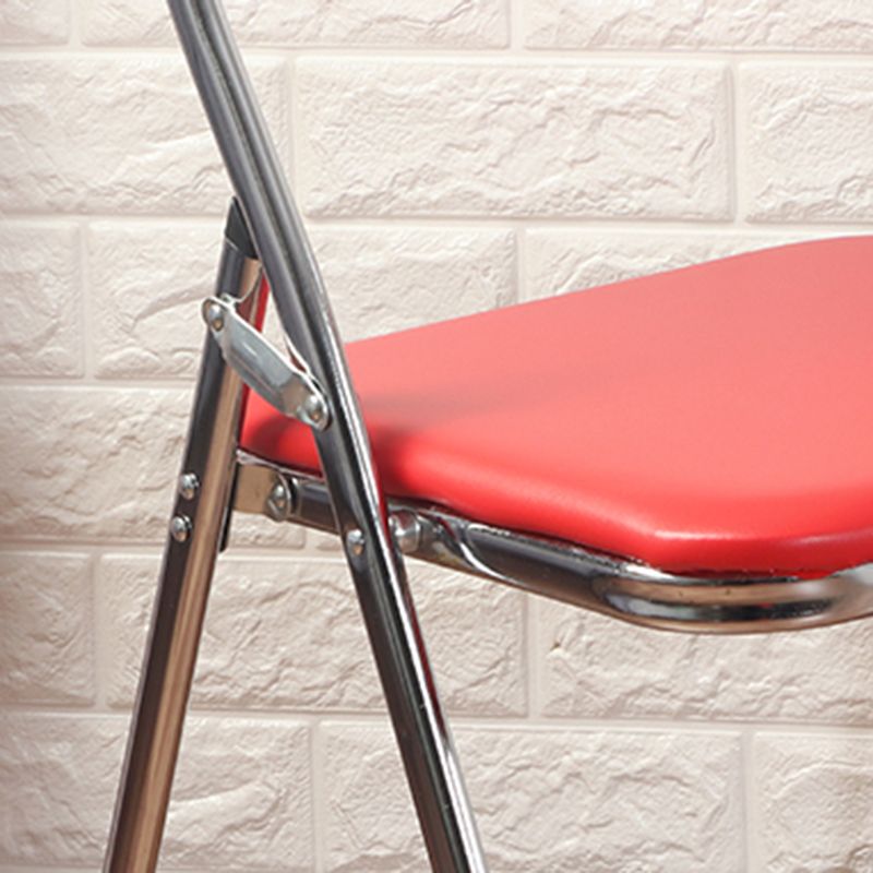 Modern Metal Indoor-Outdoor Chair Open Back Armless Dining Side Chair Clearhalo ' kitchen&dining_furn' 'Dining Chairs' 'Dining Tables & Seating' 'dining_chair' 'furn' 'furn_dining_chair' 'Furniture' 'furniture_dining_chair' 'Kitchen & Dining Furniture' 'kitchen' 1200x1200_e0f96971-785b-48f7-a00b-6726a821939c