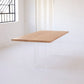 Simplicity Style Dinette Table Rectangle Solid Wood Dining Room Table in Brown Clearhalo 'Dining Tables & Seating' 'Dining Tables' 'dining_table' 'furn' 'furn_dining_table' 'Furniture' 'Kitchen & Dining Furniture' 1200x1200_e0feafce-c736-4125-b87b-79e35d5d69d0