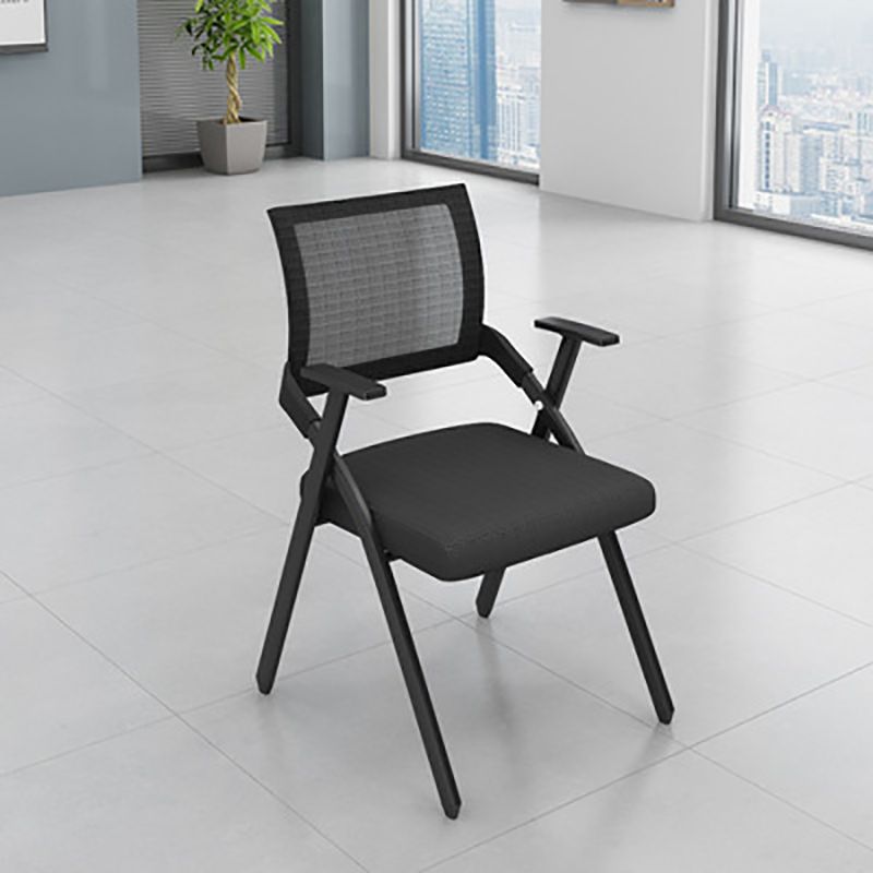 Mid Back Home Office Chair Black Frame Conference Chair Arm Chair Clearhalo 'furn' 'furn_office_chair' 'Furniture' 'Office Chairs' 'Office Furniture' 'office_chair' 1200x1200_e0ff63aa-aa4c-4aa5-b78b-3f7e8756ed93
