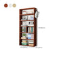 Contemporary Wood Bookshelf Standard Shelf Bookcase for Home Office