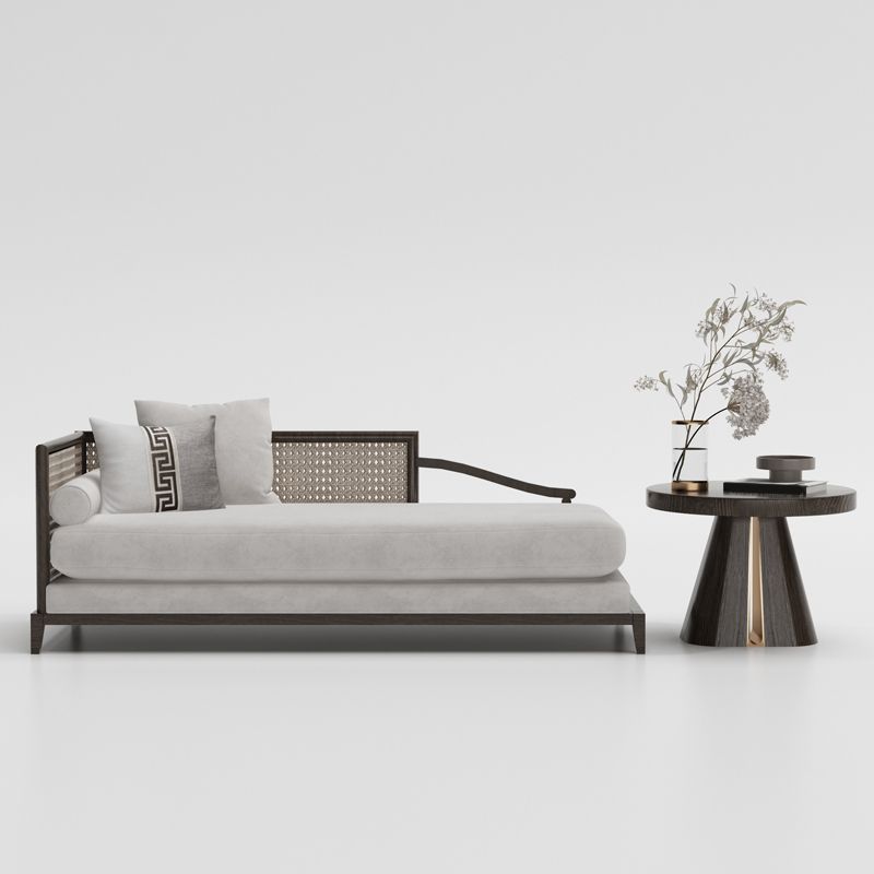 Traditional Living Room Chaise Solid Wood Chaise Lounge with Upholstered Clearhalo 'Chairs & Seating' 'Chaise Lounge' 'chaise_lounge' 'furn' 'furn_chaise_lounge' 'Furniture' 'Living Room Furniture' 1200x1200_e1011645-35b2-4367-87bf-6e140ee5ba4f
