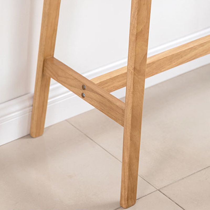 Moderner Bistro-Bartisch, rechteckiger Massivholz-Bartisch für Zuhause