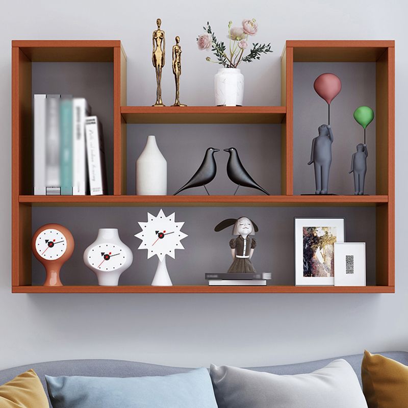 Wall Mounted Bookcase Engineered Wood Bookshelf for Home Office Study Room Clearhalo 'Bookcases' 'furn' 'furn_bookcases' 'Furniture' 'furniture_bookcases' 'Office Furniture' 1200x1200_e103ba84-c105-4a97-bca5-3ebf42afff4e