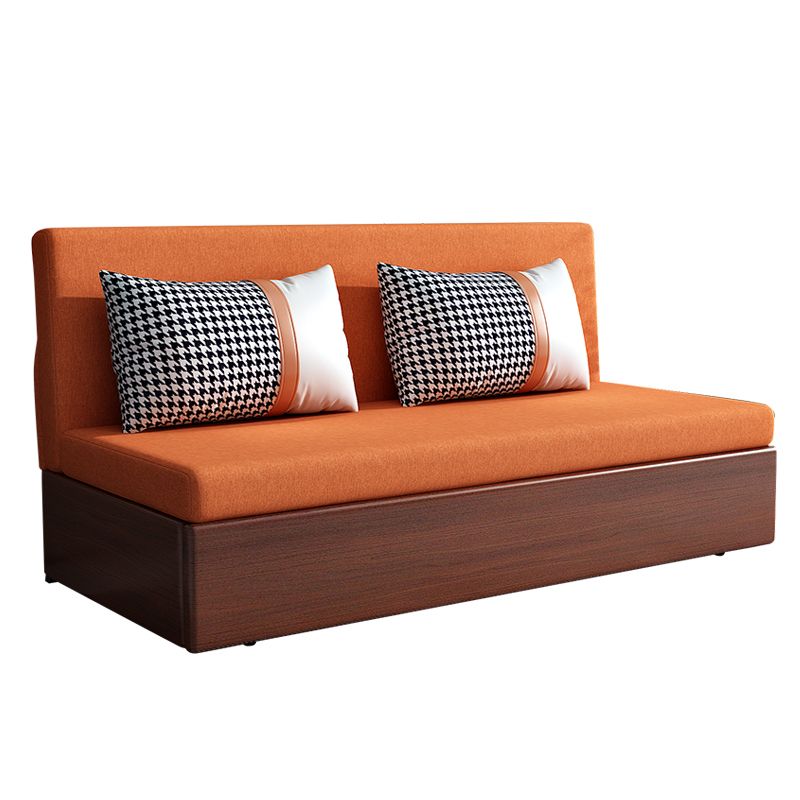 Armless Sofa Square Seating Settee for Living Room Bonus Room Clearhalo 'furn' 'furn_sofas' 'Furniture' 'furniture_sofas' 'kitchen' 'kitchen_sofas' 'Living Room Furniture' 'Sofa' 'sofas' 1200x1200_e10464b7-e582-4be0-be4f-2181dc5cca10