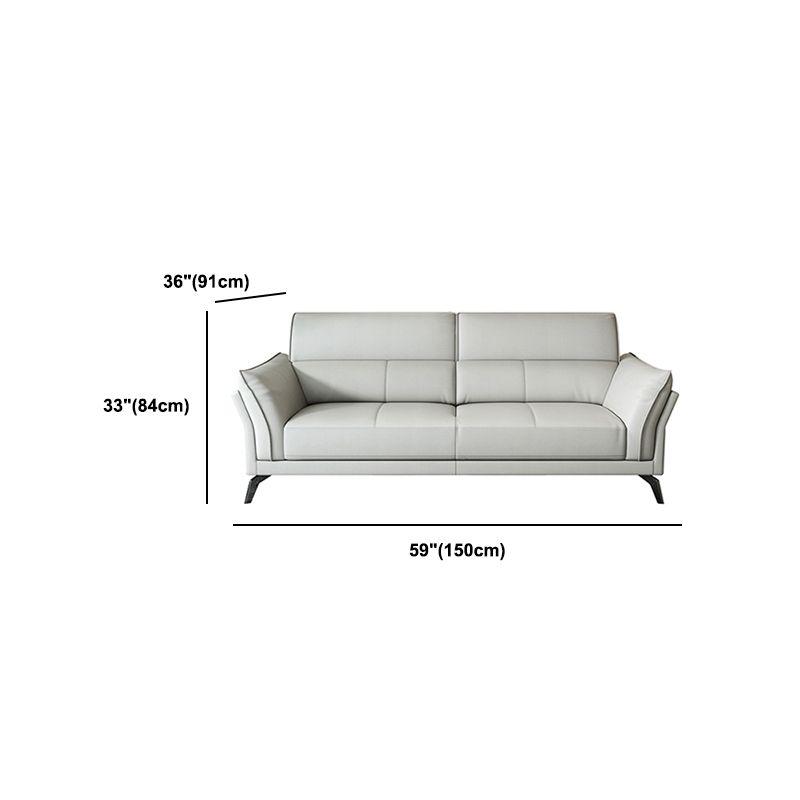 Divano in pelle resistente alla macchia del banco standard contemporanea