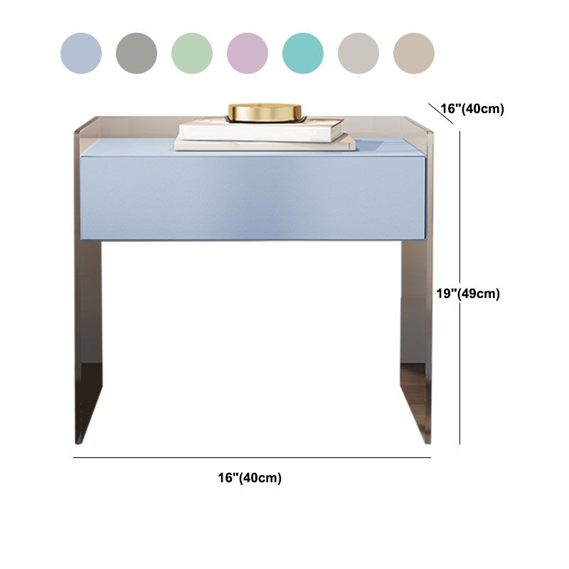 Mesa de almacenamiento de cajones modernos de madera sólida 1 Cajón de cajones de la cama de cajón