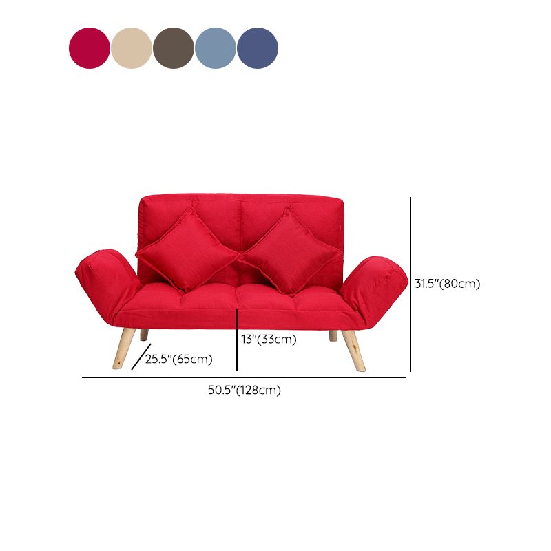 Contemporary Upholstered Chaise Lounge Recessed Arms Chaise Lounge Clearhalo 'Chairs & Seating' 'Chaise Lounge' 'chaise_lounge' 'furn' 'furn_chaise_lounge' 'Furniture' 'Living Room Furniture' 1200x1200_e10584bd-0500-4780-b259-cdb7351c99a0