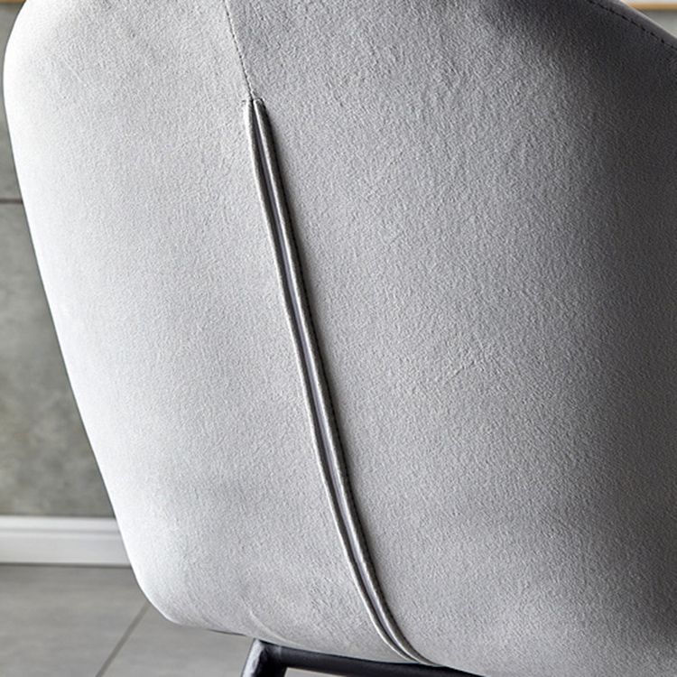 Home Scandinavian Side Chair Wingback Metal Upholstered Dining Room Chair Clearhalo ' kitchen&dining_furn' 'Dining Chairs' 'Dining Tables & Seating' 'dining_chair' 'furn' 'furn_dining_chair' 'Furniture' 'furniture_dining_chair' 'Kitchen & Dining Furniture' 'kitchen' 1200x1200_e10beb77-d25c-48bf-bcf8-39f2a036b736