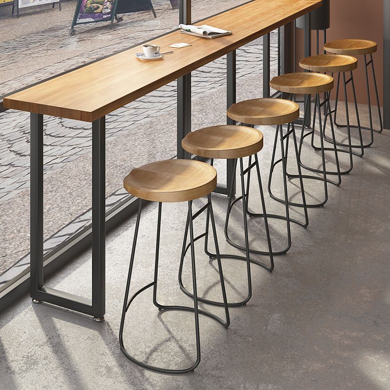 Sgabelli da pranzo moderni sgabelli da bar con base in metallo