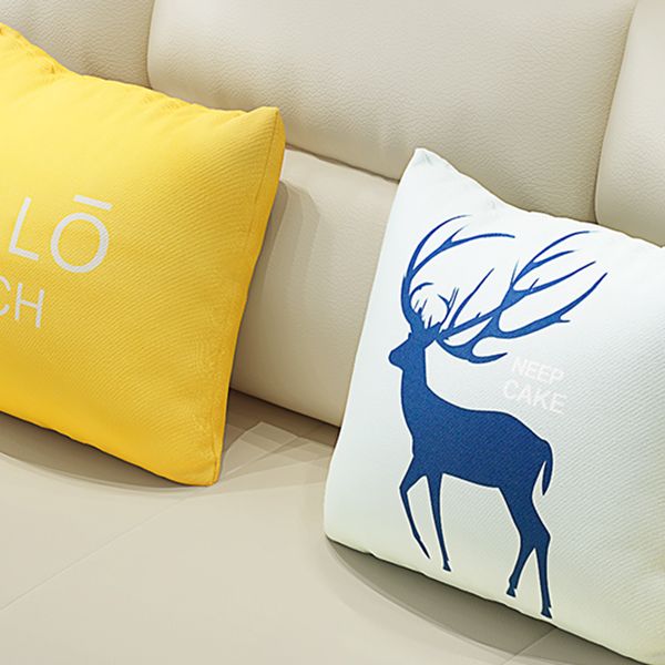 Cama de sofá de 32.28 "con mostaza contemporánea de cuero falso plegable tapizado