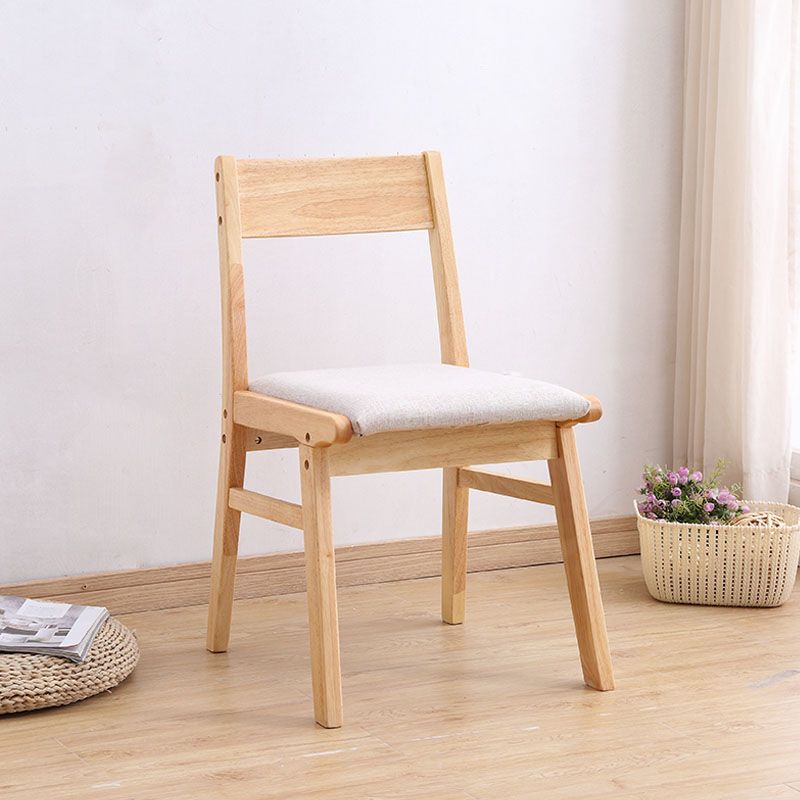 Modern Dining Open Back Chairs Dining Armless Side Chair with Wooden Legs Clearhalo ' kitchen&dining_furn' 'Dining Chairs' 'Dining Tables & Seating' 'dining_chair' 'furn' 'furn_dining_chair' 'Furniture' 'furniture_dining_chair' 'Kitchen & Dining Furniture' 'kitchen' 1200x1200_e110b589-1d41-4e63-8825-e2ba61ab8fd6