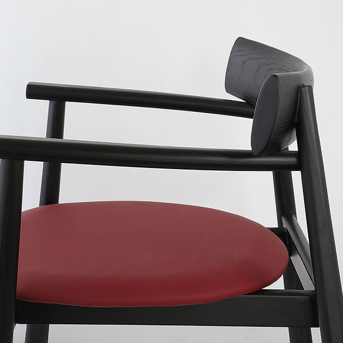 Chaises de restauration à ossature en bois massif ouvert de style moderne pour usage domestique