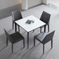 Industrial Style 4 Legs Furniture Stone Square Dining Table for Dining Room Clearhalo 'Dining Tables & Seating' 'Dining Tables' 'dining_table' 'furn' 'furn_dining_table' 'Furniture' 'furniture_dining_table' 'Kitchen & Dining Furniture' 'kitchen' 'kitchen_dining_table' 1200x1200_e1125a15-eaeb-4766-987c-b8a941340c89