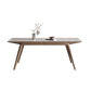 White Mid-Century Dining Table Stone Top Table with Wooden Frame Clearhalo 'Dining Tables & Seating' 'Dining Tables' 'dining_table' 'furn' 'furn_dining_table' 'Furniture' 'Kitchen & Dining Furniture' 1200x1200_e112849c-99aa-48c2-91e6-1ed78a12b9b1