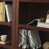 Contemporary Style Bookshelf Solid Wood Closed Back Bookcase for Office and Home Clearhalo 'Bookcases' 'furn' 'furn_bookcases' 'Furniture' 'furniture_bookcases' 'Office Furniture' 1200x1200_e112ac41-1847-4552-95f3-bec4b62f93ad