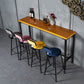 Industrial Armless Backrest Counter Stool Steel Cafe Bar Stool with Velvet Cushion Clearhalo 'Bar Furniture' 'Bar Stools' 'bar_stools' 'furn' 'furn_bar_stools' 'Furniture' 'furniture_bar_stools' 'Kitchen & Dining Furniture' 1200x1200_e1143989-bd84-46d3-a3e0-da2418d35d3b