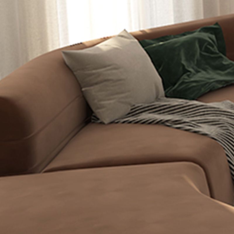 Divano sezionale di velluto divano contemporaneo di divano per soggiorno