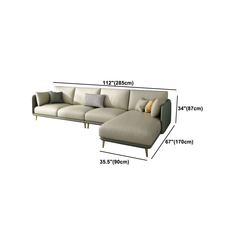 Nordic carré bras faux cuir oreillers de salon canapé chaise