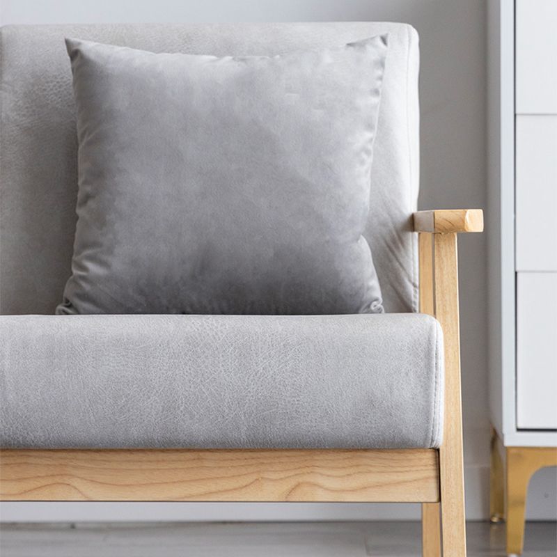 Modern Sofa 44.48" W x 25.98" D x 27.95" H Square Arm Sofa for Living Room Clearhalo 'furn' 'furn_sofas' 'Furniture' 'Living Room Furniture' 'Sofa' 'sofas' 1200x1200_e117bf93-57e2-4367-a76b-2673346d83a9