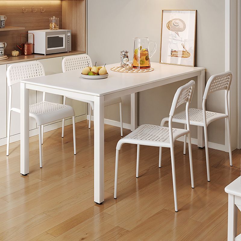 Modern 1/4/5 stukken eettafel rechthoekige houten meubels voor restaurant