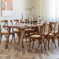 Rectangle Solid Wood Dining Table Modern Pine Table in Nature with Double Pedestal Clearhalo ' dining_table' 'Dining Tables & Seating' 'Dining Tables' 'furn' 'furn_dining_table' 'Furniture' 'furniture_dining_table' 'Kitchen & Dining Furniture' 'kitchen&dining_furn' 'kitchen' 'kitchen_dining_table' 1200x1200_e11adb19-a486-4eec-a530-1aa00b14e67c